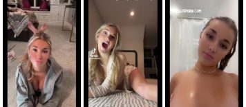 Breckie Hill Shower Tits Tease Leaked Video
